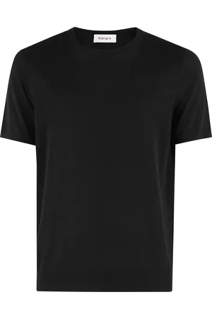 KANGRA CASHMERE Hombre, Camisetas, Negro, Talla: 3XL