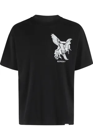 Represent Hombre, Camisetas, Negro, Talla: L