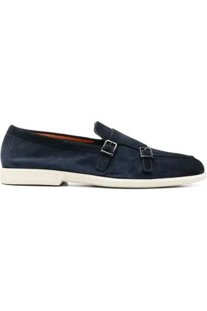 santoni Hombre, Zapatos, Azul, Talla: 43 EU