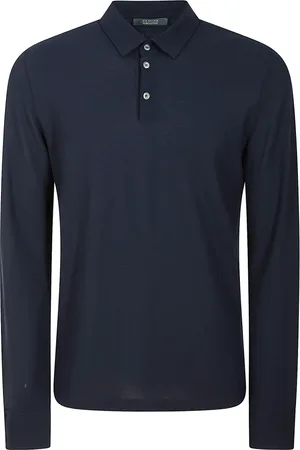 ZANONE Hombre, Camisetas, Azul, Talla: 2XL
