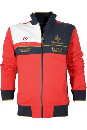 Aeronautica Militare Hombre, Chaquetas, Rojo, Talla: L