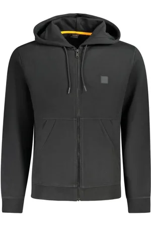 HUGO BOSS Hombre, Sudaderas, Negro, Talla: M