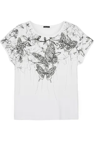 Fiorella rubino Mujer, Camisetas, Blanco, Talla: L