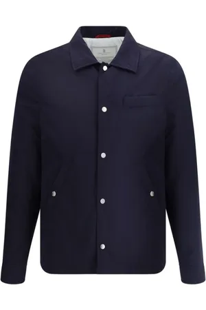 Brunello Cucinelli Hombre, Chaquetas, Azul, Talla: M