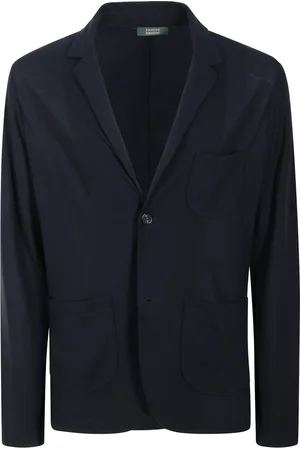 ZANONE Hombre, Chaquetas, Azul, Talla: L