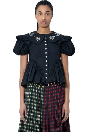 Chopova Lowena Mujer, Blusas y Camisas, Negro, Talla: S