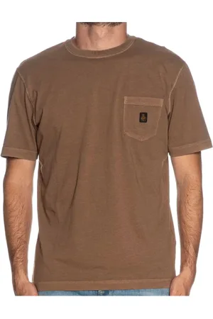 RefrigiWear Hombre, Camisetas, Marrón, Talla: XL