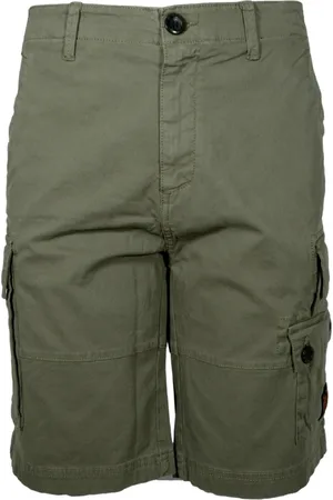 Aeronautica Militare Hombre, Pantalones cortos, Verde, Talla: 4XL