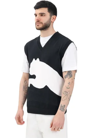 PUMA Hombre, Jerseys, Negro, Talla: XL