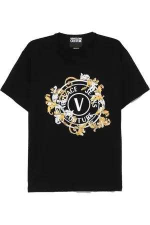 VERSACE Hombre, Camisetas, Negro, Talla: S