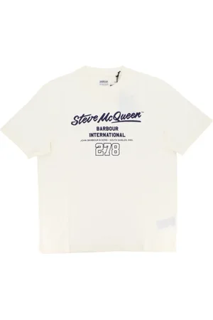 Barbour Hombre, Camisetas, Blanco, Talla: 2XL
