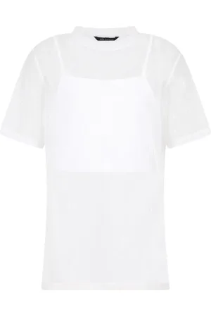 Armani Exchange Mujer, Camisetas, Blanco, Talla: M