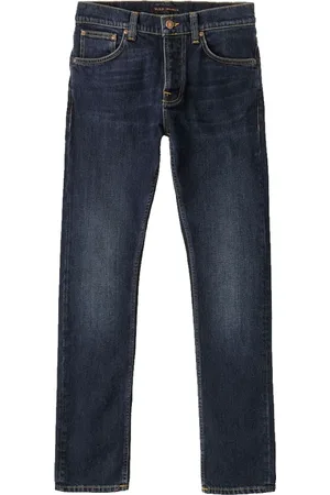Nudie Jeans Hombre, Vaqueros, Azul, Talla: W34 L32