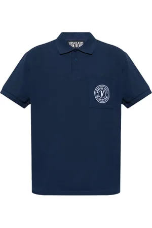 VERSACE Hombre, Camisetas, Azul, Talla: M