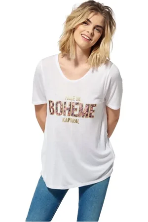 Kaporal 5 Mujer, Camisetas, Blanco, Talla: S