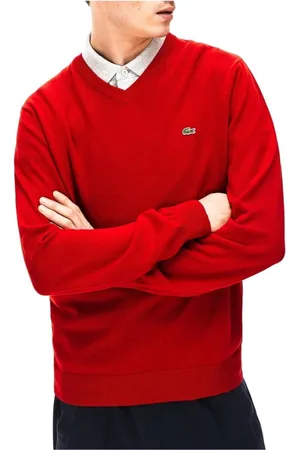 Lacoste Hombre, Jerseys, Rojo, Talla: L