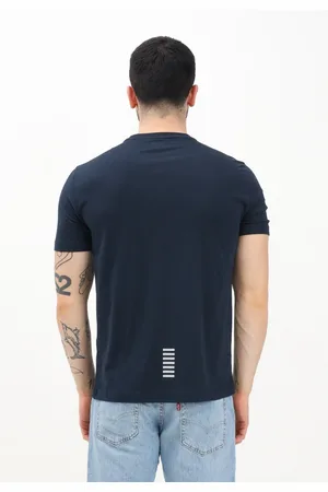 EA7 Hombre, Camisetas, Azul, Talla: XL