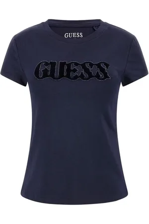 Guess Mujer, Camisetas, Azul, Talla: S