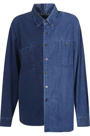 E.L.V. Denim Mujer, Blusas y Camisas, Azul, Talla: L