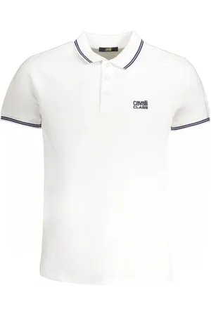 Roberto Cavalli Hombre, Camisetas, Blanco, Talla: L