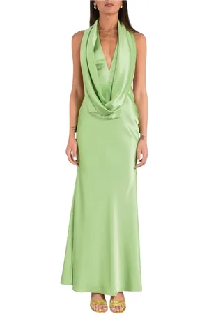 ACTUALEE Mujer, Vestidos, Verde, Talla: XL