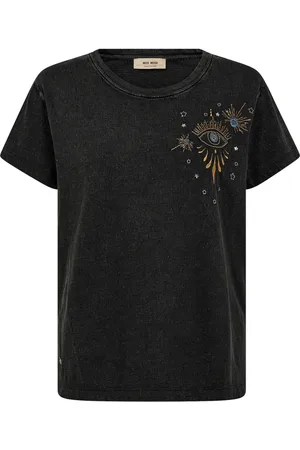 Mos Mosh Mujer, Camisetas, Negro, Talla: S