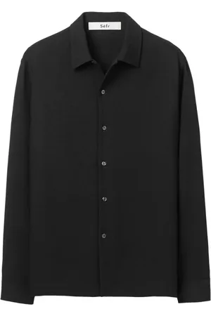 Séfr Hombre, Camisas, Negro, Talla: M
