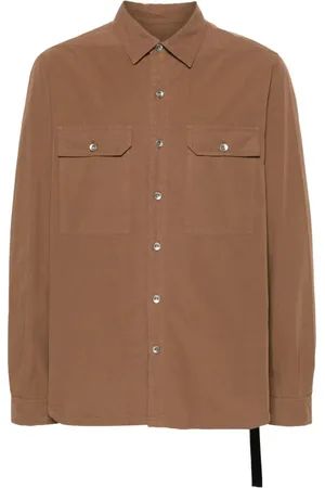 Rick Owens Hombre, Chaquetas, Marrón, Talla: S