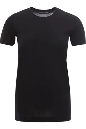 Dolce & Gabbana Mujer, Camisetas, Negro, Talla: M