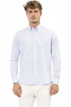 BALDININI Hombre, Camisas, Azul, Talla: M