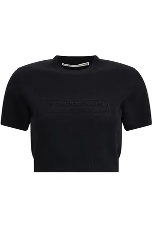 Alexander Wang Mujer, Camisetas, Negro, Talla: M