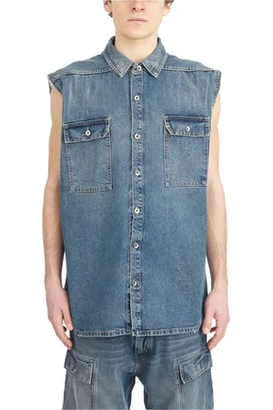 Rick Owens Hombre, Chaquetas, Azul, Talla: M