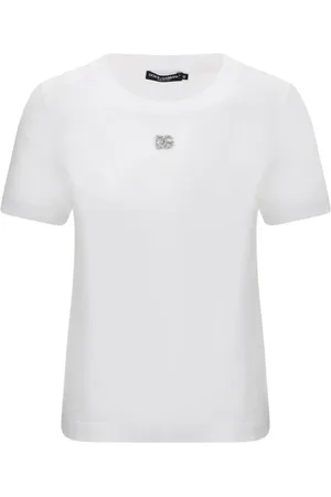 Dolce & Gabbana Mujer, Camisetas, Blanco, Talla: S