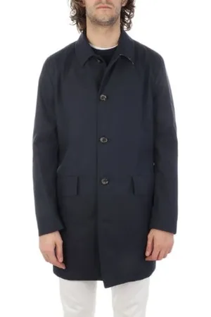 Aquascutum Hombre, Abrigos, Azul, Talla: XL