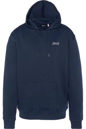 Schott NYC Hombre, Sudaderas, Azul, Talla: M