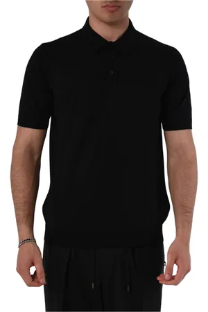 Roberto Collina Hombre, Camisetas, Negro, Talla: XL