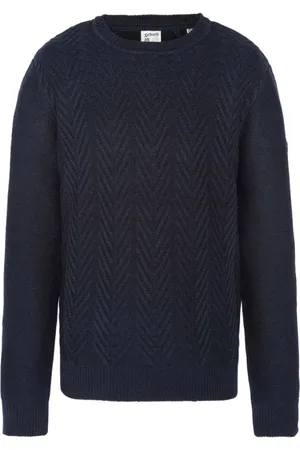 Schott NYC Hombre, Jerseys, Azul, Talla: M