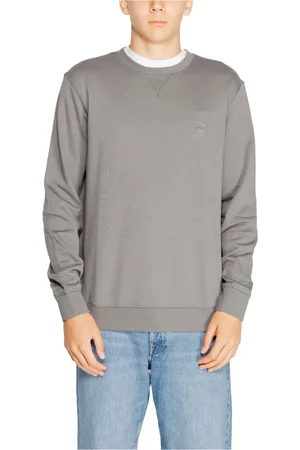 HUGO BOSS Hombre, Sudaderas, Gris, Talla: S
