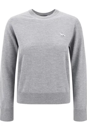 Maison Kitsuné Mujer, Sudaderas, Gris, Talla: L