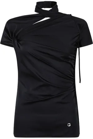 COPERNI Mujer, Camisetas, Negro, Talla: L