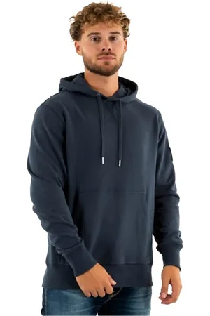Calvin Klein Hombre, Sudaderas, Azul, Talla: M