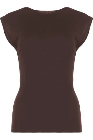 Serafini Mujer, Camisetas, Marrón, Talla: 2XS