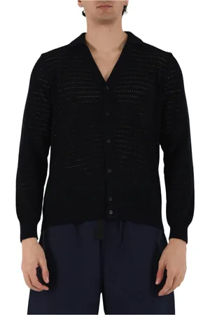 Roberto Collina Hombre, Jerseys, Azul, Talla: XL