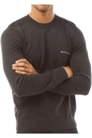 Ben Sherman Hombre, Sudaderas, Gris, Talla: S