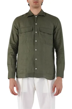 TAGLIATORE Hombre, Camisas, Verde, Talla: XL