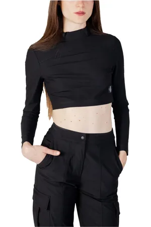 Calvin Klein Mujer, Camisetas, Negro, Talla: S