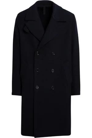 Harris Wharf London Hombre, Abrigos, Azul, Talla: L