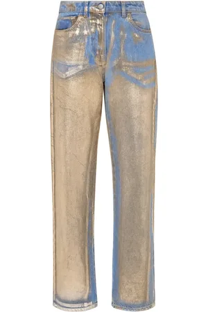 MVP Wardrobe Mujer, Vaqueros, Amarillo, Talla: S