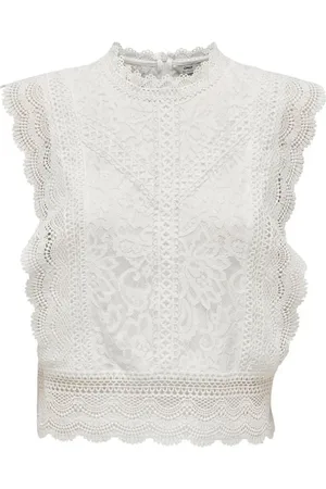 ONLY Mujer, Camisetas, Blanco, Talla: M