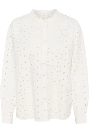 Kaffe Mujer, Blusas y Camisas, Blanco, Talla: L